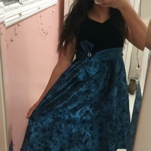 Royal blue girls dress